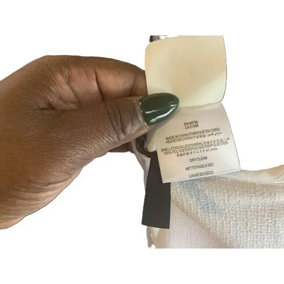 BCBGMAXAZRIA White Knee-Length Pencil Skirt Size 6 High Low - Picture 7 of 9